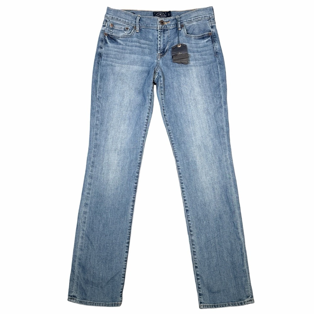 Lucky Brand Sweet N Straight Jeans Size 6/28 Mid Rise Stretch Classic Preppy NWT